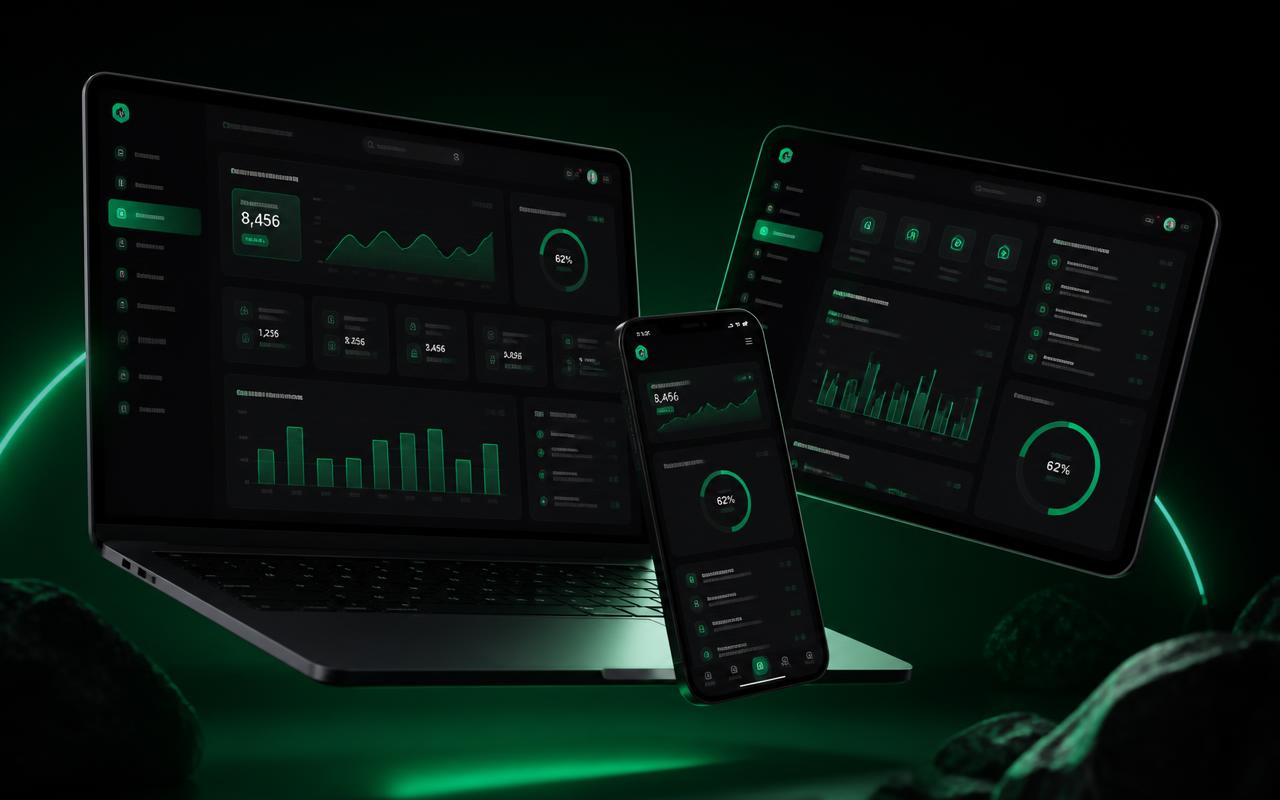 Plataforma Fluxify em notebook, tablet e celular